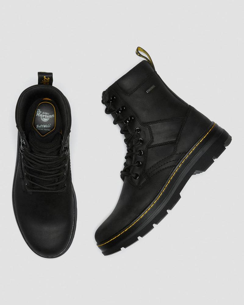 Dr Martens Iowa Vanntette Poly Fritidsstøvler Herre Svarte | Norge 338DFM